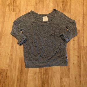 Hollister super soft gray top